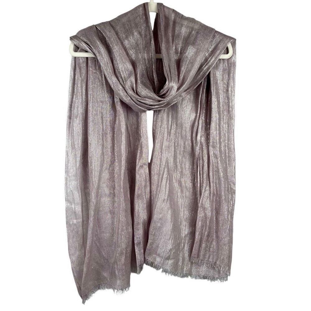 Women’s Violet Sparkle Lightweight Sheer Scarf